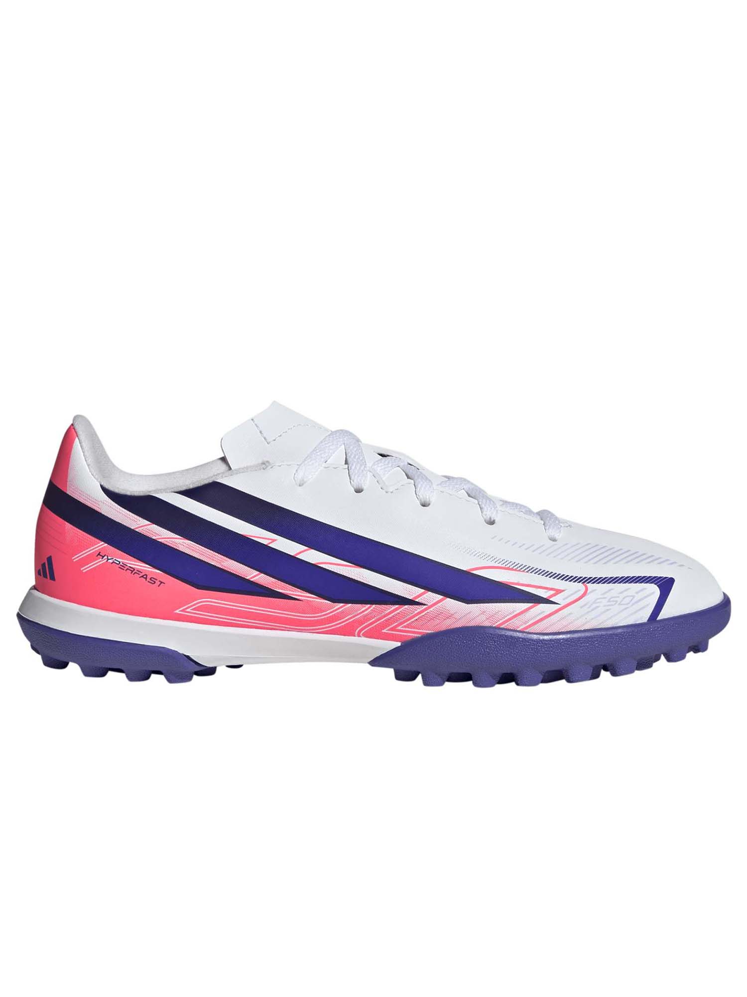 Scarpe da calcio Adidas F50 Hyperfast Club bambino multicolore